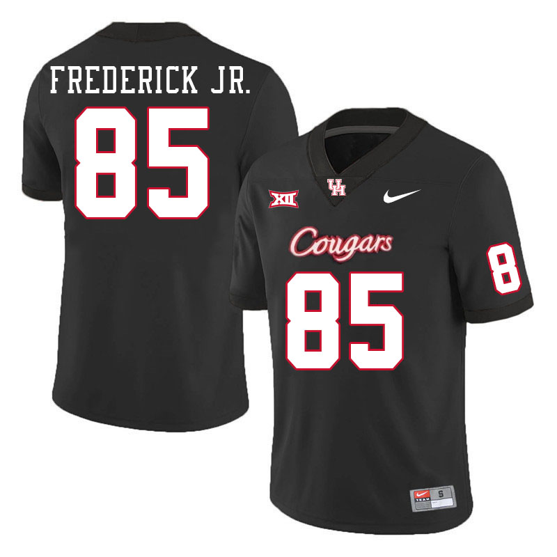 Men #85 Traville Frederick Jr. Houston Cougars College Football Jerseys Stitched-Black